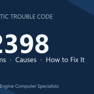 P2398 Code Symptoms, Causes, Diagnosis & Repair Cost Guide Info