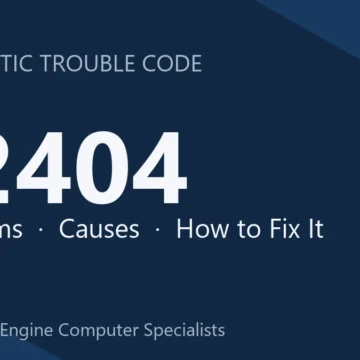 P2404 Code Symptoms, Causes, Diagnosis & Repair Overview Guide