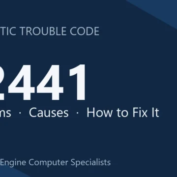 P2441 Code Symptoms, Causes, Diagnosis & Repair Costs Explained