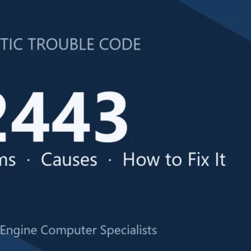 P2443 Code: Symptoms, Root Causes, Diagnosis and Repair Costs