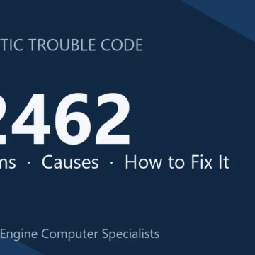 P2462 Code Symptoms, Causes, Diagnosis & Repair with Reprogramming