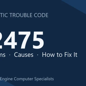 P2475 Code Symptoms, Causes, Diagnosis & Repair Cost, Reprogramming