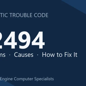 P2494 Code Symptoms, Causes, Diagnosis and Repair Guide Overview