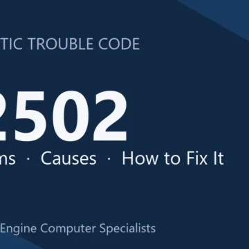P2502 Code Symptoms, Causes, Diagnosis, Repair & Reprogramming Guide