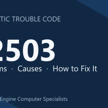 P2503 Code Symptoms, Causes, Diagnosis, Repair & Reprogramming Costs