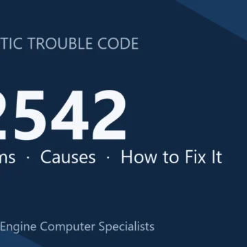 P2542 Code Symptoms, Causes, Diagnosis, and Repair Costs Guide
