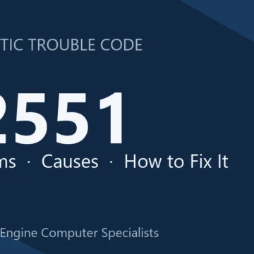 P2551 Code Symptoms, Causes, Diagnosis and Repair Guide, Costs