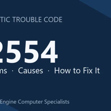 P2554 Code Symptoms, Causes, Diagnosis and Repair Guide Overview