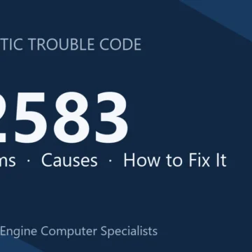 P2583 Code Symptoms, Causes, Diagnosis and Repair Costs Guide