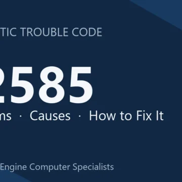 P2585 Code Symptoms, Causes, Diagnosis and Repair Costs Guide