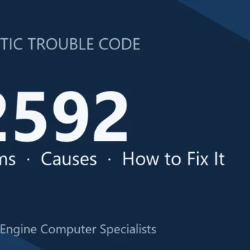 P2592 Code Symptoms, Causes, Diagnosis & Repair Guide and Cost