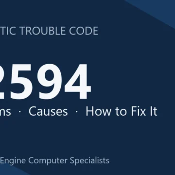 P2594 Code Symptoms, Causes, Diagnosis & Detailed Repair Guide
