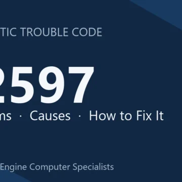 P2597 Code Symptoms, Causes, Diagnosis, Repair & Cost Guide Overview