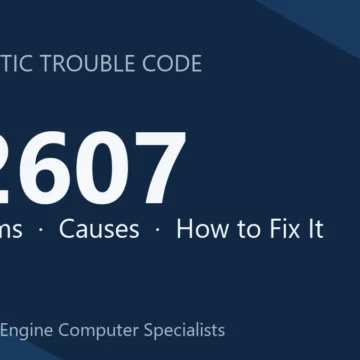 P2607 Code Symptoms, Causes, Diagnosis & Repair Guide, Cost Estimates