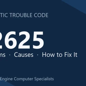 P2625 Code Symptoms, Causes, Diagnosis & Repair Guide Overview