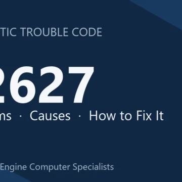 P2627 Code Symptoms, Causes, Diagnosis, Repair & Reprogramming