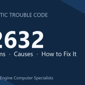 P2632 Code Symptoms, Causes, Diagnosis and Repair Guide Steps