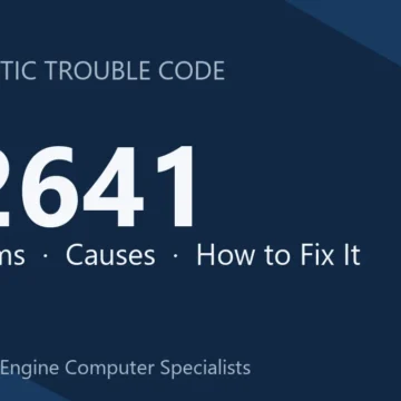 P2641 Code Symptoms, Causes, Diagnosis, Repair & Cost Estimate