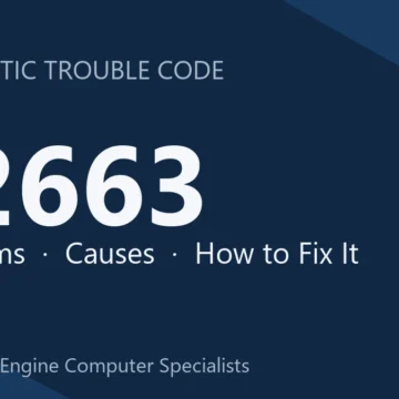 P2663 Code Symptoms, Causes, Diagnosis, Repair & Cost Estimate