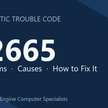P2665 Code Symptoms, Causes, Diagnosis, Repair & Reprogramming Costs
