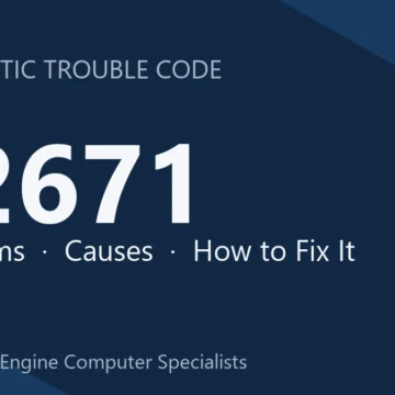 P2671 Code Symptoms, Causes, Diagnosis & Repair: Comprehensive Guide