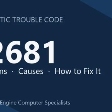 P2681 Code Symptoms, Causes, Diagnosis and Repair Guide Steps