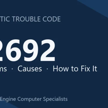 P2692 Code Symptoms, Causes, Diagnosis & Repair Guide and Programming