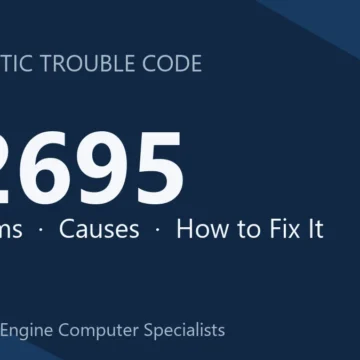 P2695 Code Symptoms, Causes, Diagnosis & Repair Steps Guide Manual