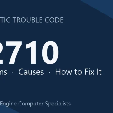 P2710 Code Symptoms, Causes, Diagnosis & Repair Guide Overview
