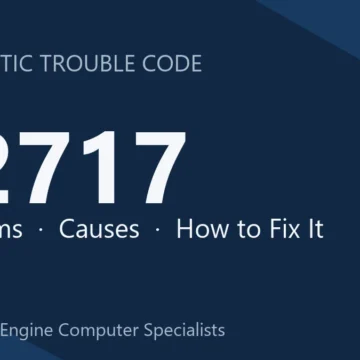 P2717 Code Symptoms, Causes, Diagnosis, Repair & Cost Guide Tips