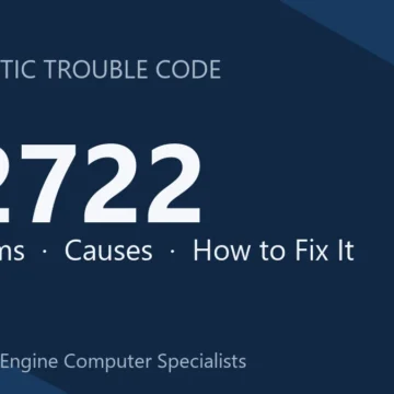 P2722 Code Symptoms, Causes, and Repair – Diagnostic Guide Steps