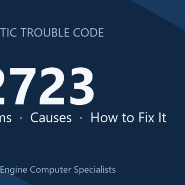 P2723 Code Symptoms, Causes, Diagnosis and Repair Guide Procedures
