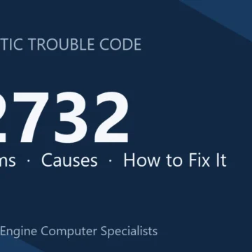 P2732 Code Symptoms, Causes, Diagnostic Steps, Repair Costs & Safety