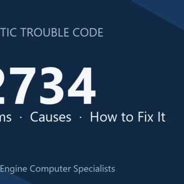 P2734 Code Symptoms, Causes, Diagnosis & Repair Guide Detailed Steps