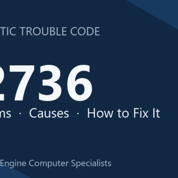 P2736 Code Symptoms, Causes, Diagnosis, Repair & Cost Overview