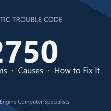 P2750 Code Symptoms, Causes, Diagnosis, Repair Costs & Tips Guide