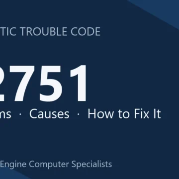P2751 Code Symptoms, Causes, Diagnosis and Repair Guide Procedures