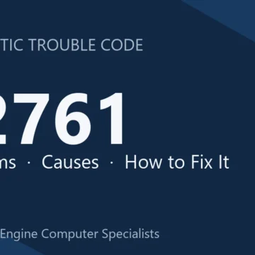 P2761 Code Symptoms, Causes, Diagnosis and Repair Guide Your Engine