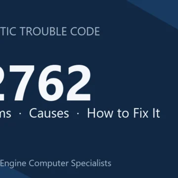 P2762 Code Symptoms, Diagnosis, Cost & Safety Tips and Repair Options