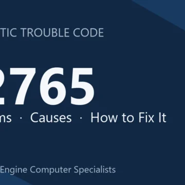P2765 Code Symptoms, Causes, Cost, Diagnosis & Repair Guide Steps