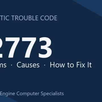 P2773 Code Symptoms, Causes, Diagnosis & Repair Steps DIY Guide