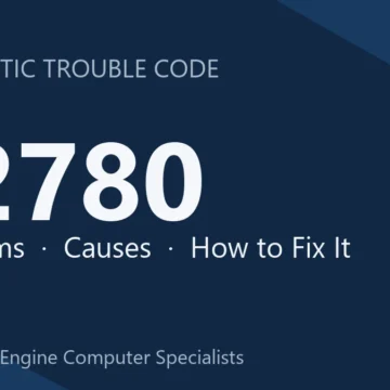P2780 Code Symptoms, Causes, Diagnosis, Repair & Reprogramming