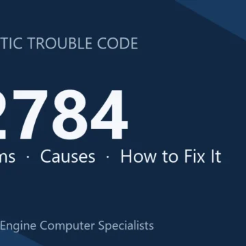 P2784 Code Symptoms, Causes, Diagnosis, Repair & Cost Estimates Guide