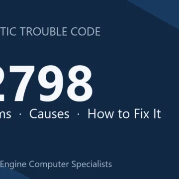 P2798 Code Symptoms, Causes, Diagnosis and Repair Guide Steps