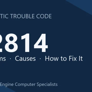 P2814 Code Symptoms, Causes, Diagnosis & Repair & Reprogramming Guide