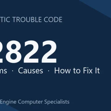 P2822 Code Symptoms, Causes, Diagnosis & Repair Complete Guide