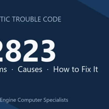 P2823 Code Symptoms, Causes, Diagnosis, Reprogramming & Repair Guide