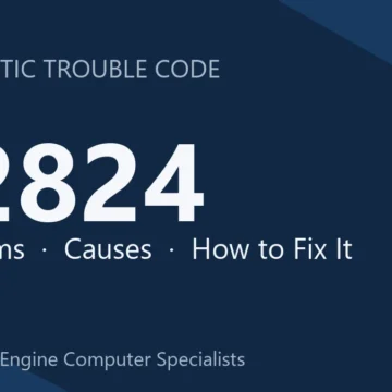 P2824 Code Symptoms, Causes, Diagnosis & Repair Costs Guide Overview