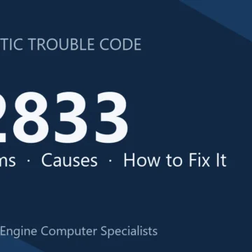 P2833 Code Symptoms, Causes, Diagnosis & Repair with Safety Tips