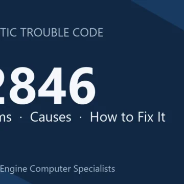 P2846 Code Symptoms, Causes, Diagnosis & Repair Cost Overview